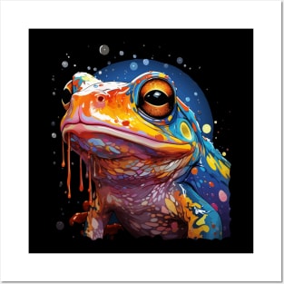 Frog Rainbow Posters and Art